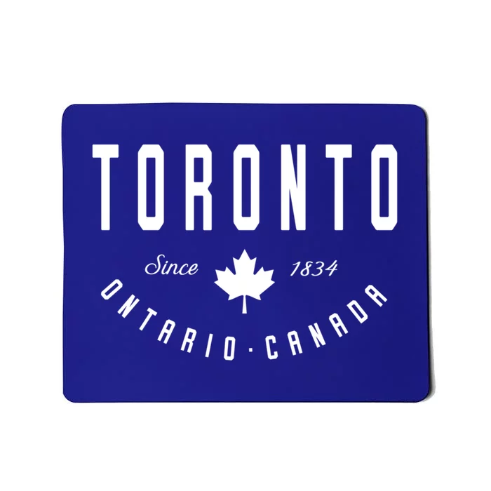 Ca Toronto Ontario Canadian Maple Leaf Great Gift Mousepad