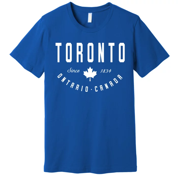 Ca Toronto Ontario Canadian Maple Leaf Great Gift Premium T-Shirt