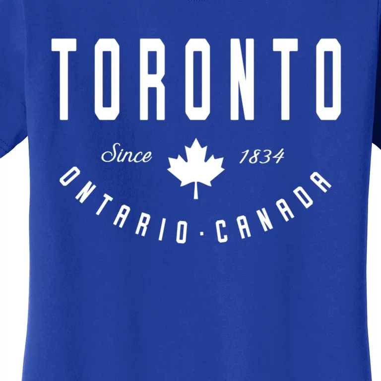 Ca Toronto Ontario Canadian Maple Leaf Great Gift Women's T-Shirt