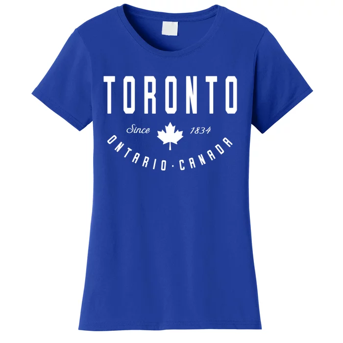 Ca Toronto Ontario Canadian Maple Leaf Great Gift Women's T-Shirt