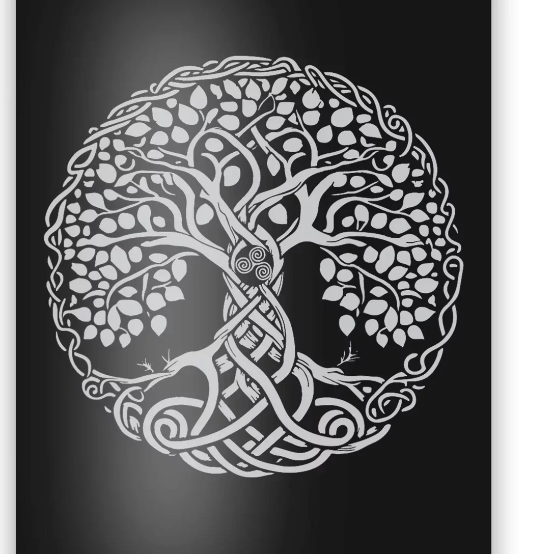 Celtic Tree Of Life Or Gaelic Knotwork Art Oak Poster