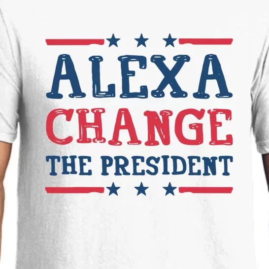 Change The President Alexa Funny Pajama Set