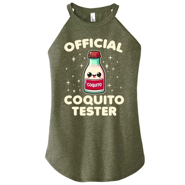 Coquito Tester Puerto Rican Coquito Christmas Women’s Perfect Tri Rocker Tank