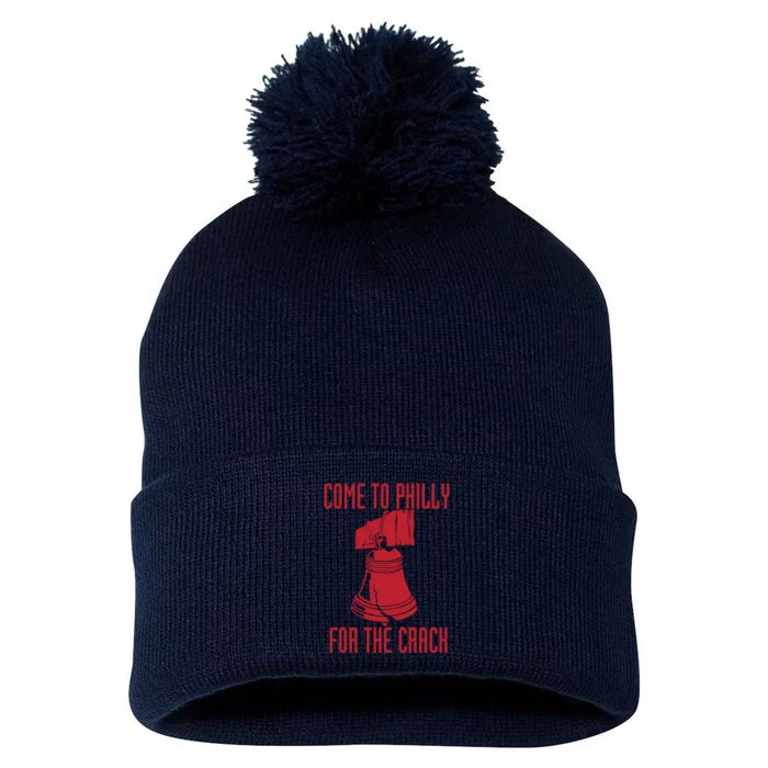 Come To Philly For Crack Pom Pom 12in Knit Beanie