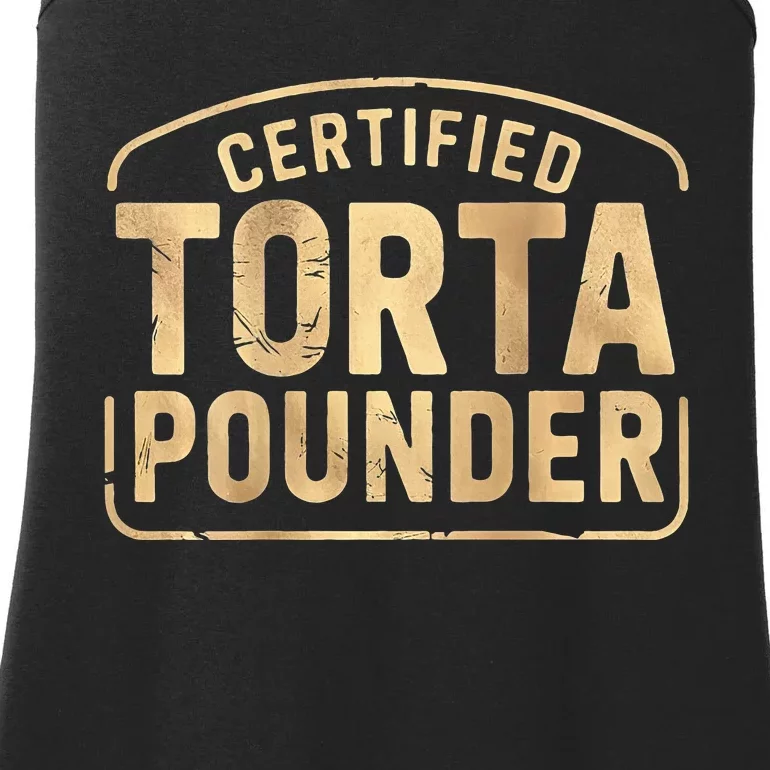 Certified Torta Pounder Latino Ladies Essential Tank