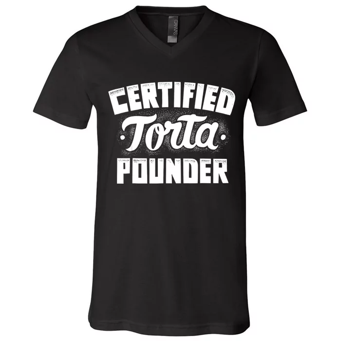 Certified Torta Pounder V-Neck T-Shirt