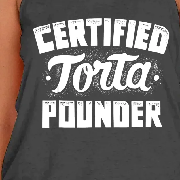 Certified Torta Pounder Women's Knotted Racerback Tank