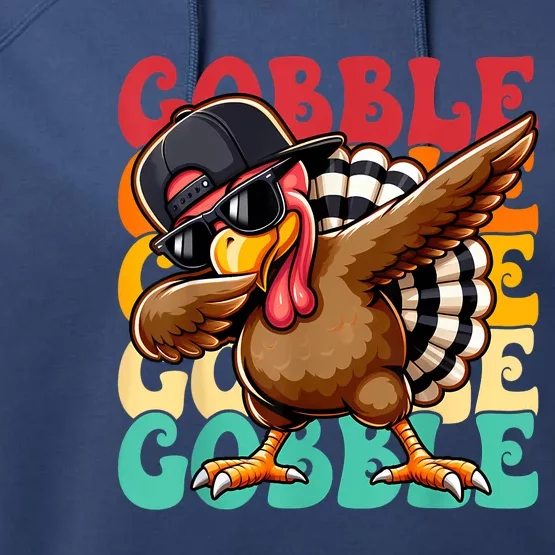 Cobble Thanksgiving Pilgrim Turkey Day Performance Fleece Hoodie