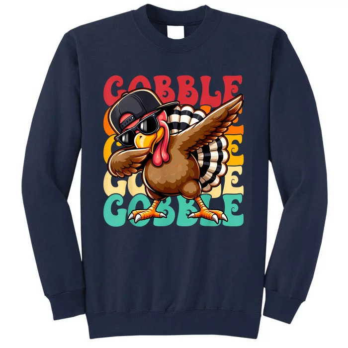 Cobble Thanksgiving Pilgrim Turkey Day Tall Sweatshirt