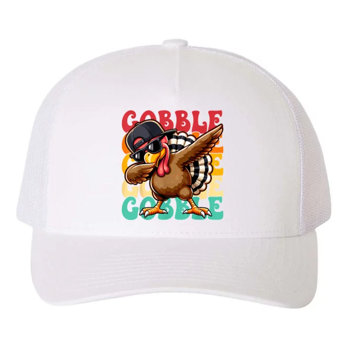 Cobble Thanksgiving Pilgrim Turkey Day Yupoong Adult 5-Panel Trucker Hat