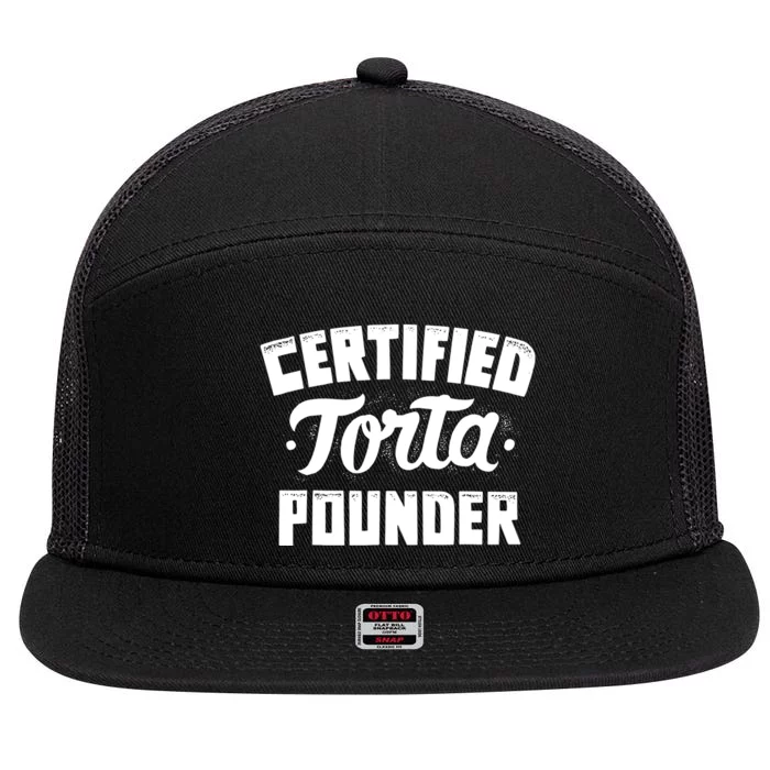 Certified Torta Pounder 7 Panel Mesh Trucker Snapback Hat