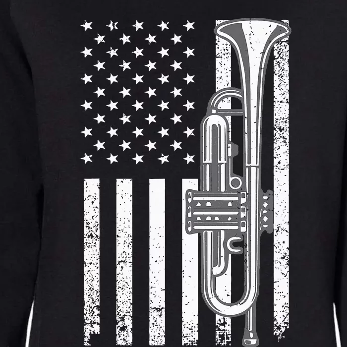 Cool Trumpet Player Design Trumpeter Musician Womens California Wash Sweatshirt