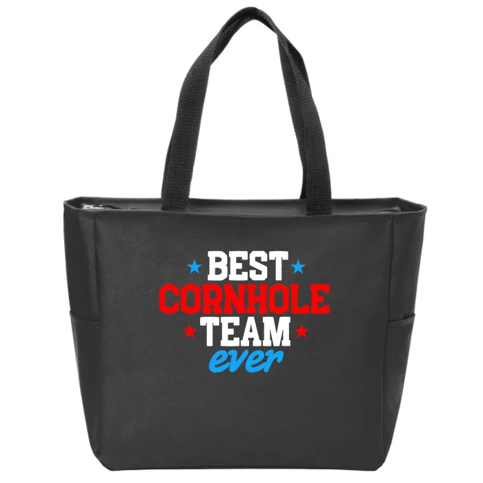 Cornhole Team Player Bean Bag Sack Toss Lawn Game Beanbag Zip Tote Bag