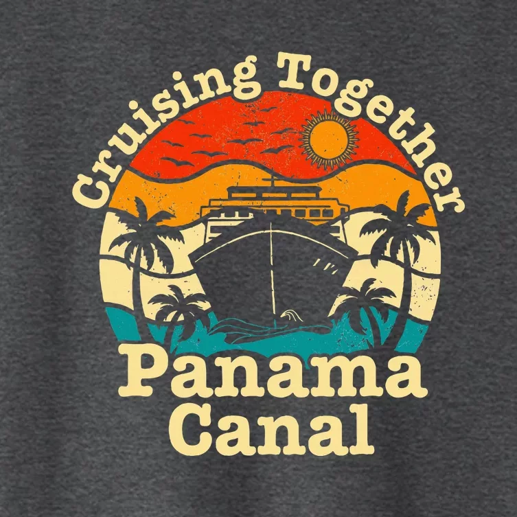 Cruising Together Panama Canal 2024 Women's Crop Top Tee