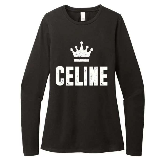 Celine The Queen Womens CVC Long Sleeve Shirt