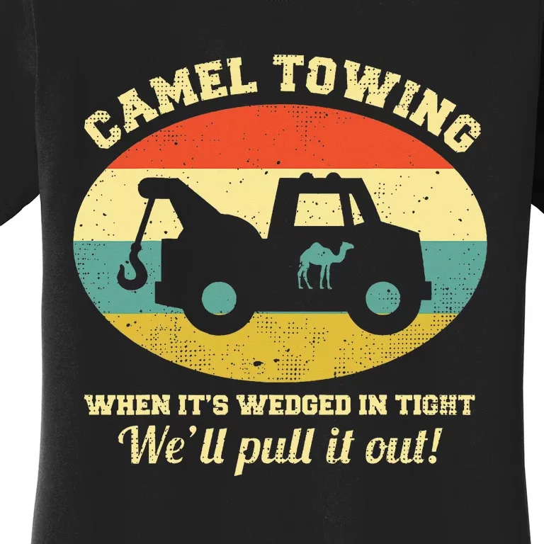 Camel Towing Retro Adult Humor Women's T-Shirt