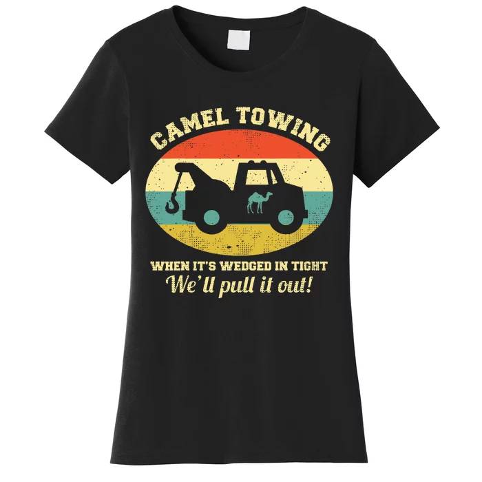 Camel Towing Retro Adult Humor Women's T-Shirt