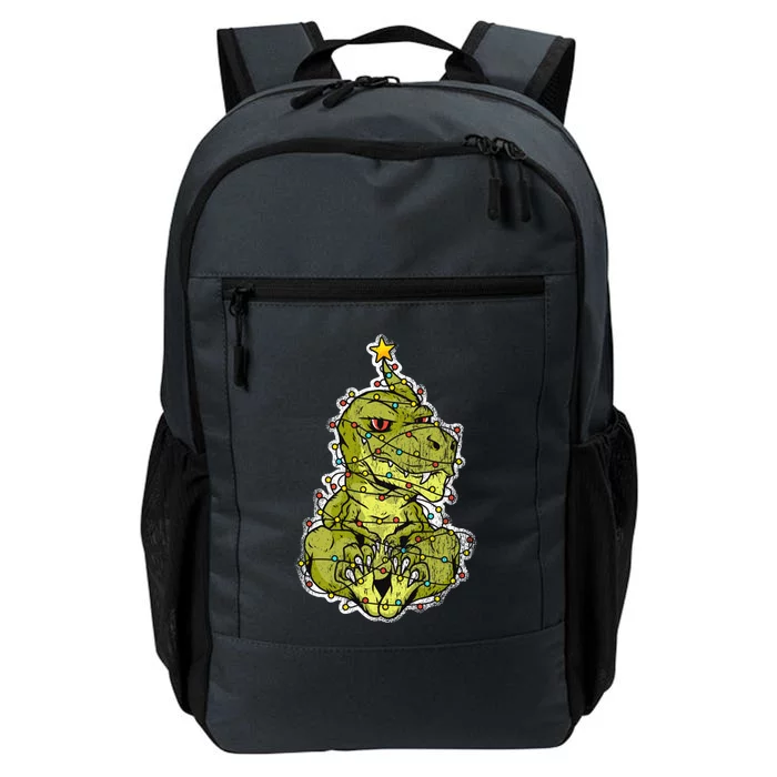 Christmas Tree Rex Trex Holiday Tops Gift Daily Commute Backpack