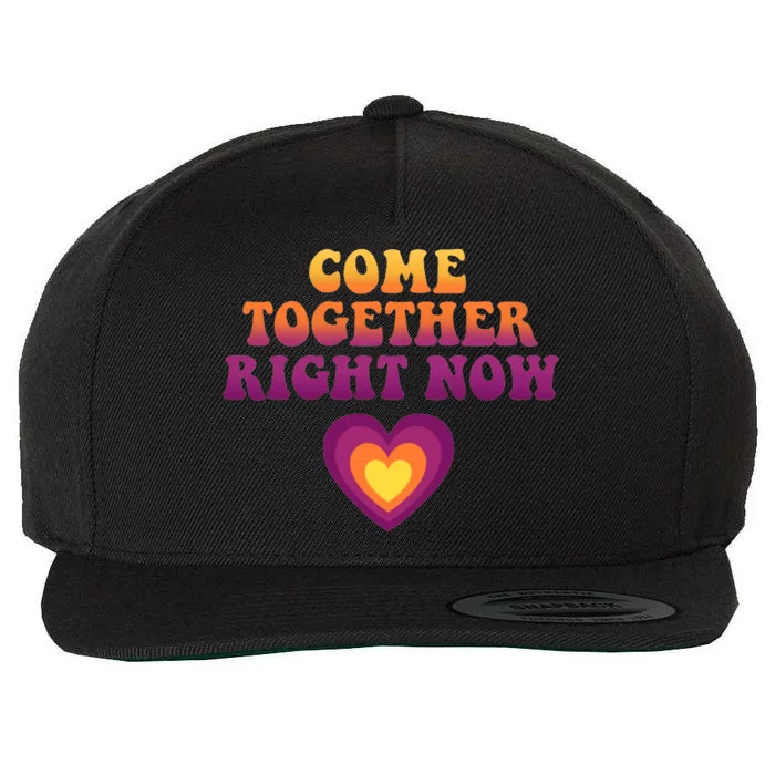 Come Together Right Now Wool Snapback Cap