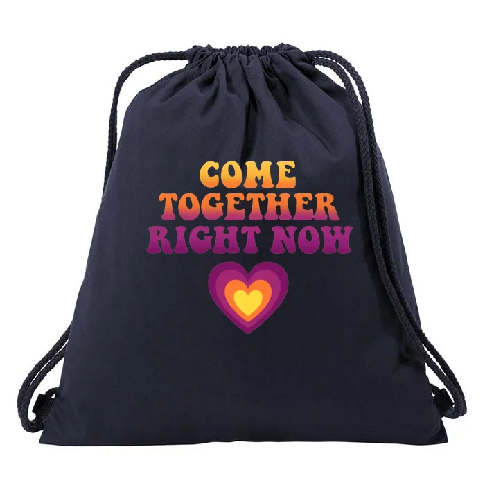 Come Together Right Now Drawstring Bag