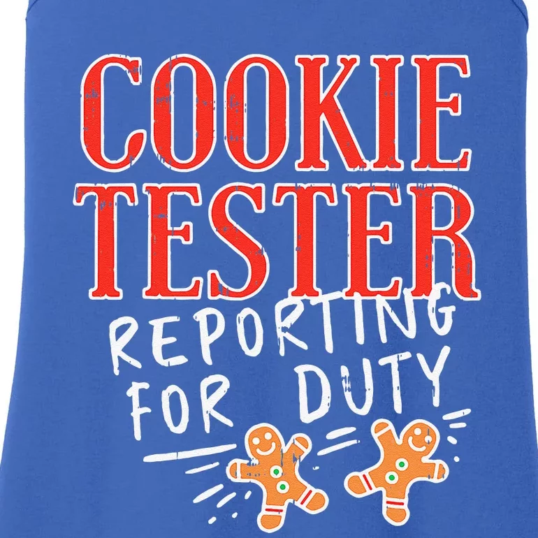 Cookie Tester Reporting Duty Funny Christmas Xmas Gifts Ladies Essential Tank