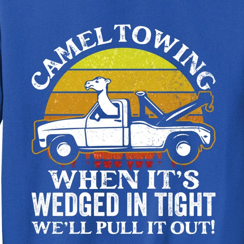 Camel Towing Retro Humor Saying Funny Transport Halloween Gift Sweatshirt