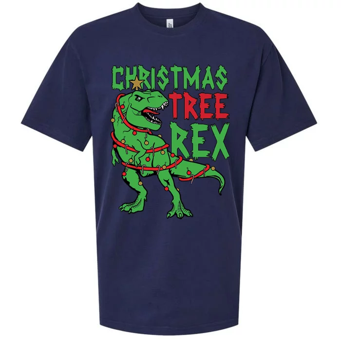 Christmas Tree Rex Sueded Cloud Jersey T-Shirt