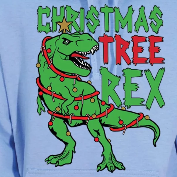 Christmas Tree Rex Unisex Surf Hoodie