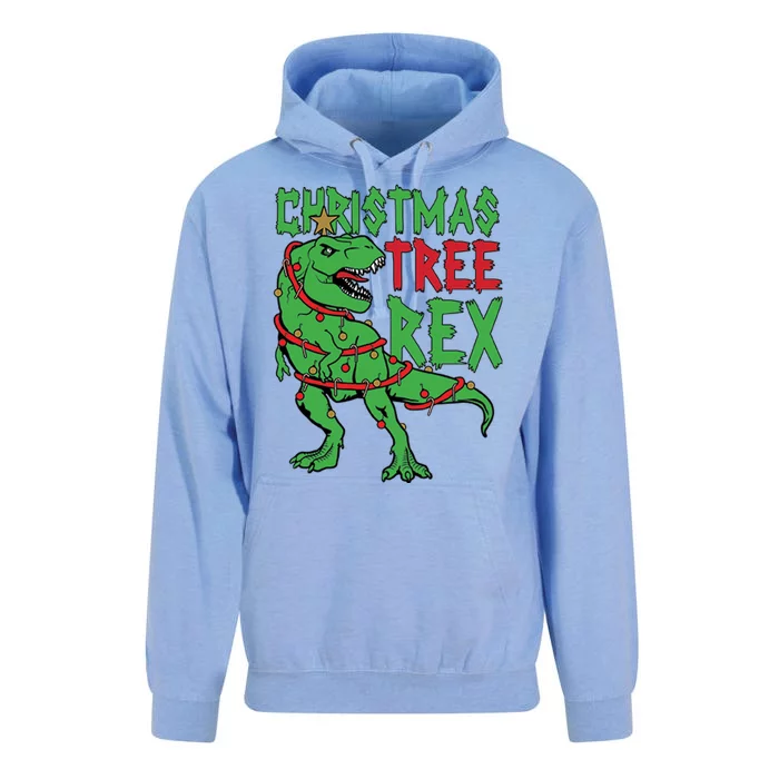 Christmas Tree Rex Unisex Surf Hoodie