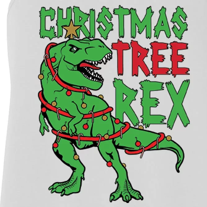 Christmas Tree Rex Women's Racerback Tank