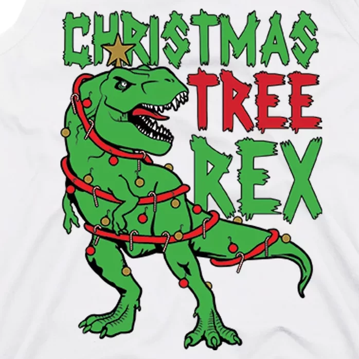 Christmas Tree Rex Tank Top