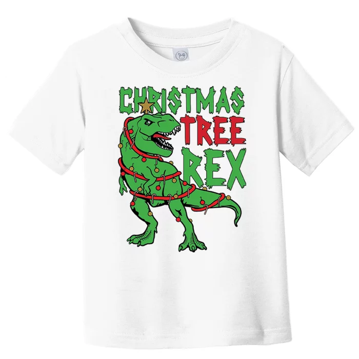 Christmas Tree Rex Toddler T-Shirt