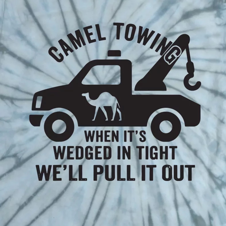 Camel Towing Retro Adult Humor Saying Funny Halloween Gift Tie-Dye T-Shirt