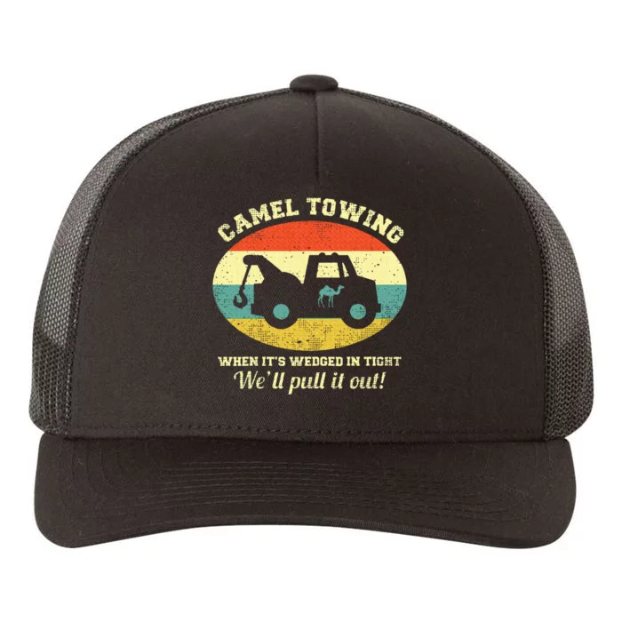 Camel Towing Retro Adult Humor Saying Funny Halloween Gift Yupoong Adult 5-Panel Trucker Hat