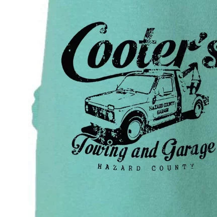 Cooters Towing & Repair Garage Doggie 3-End Fleece Hoodie