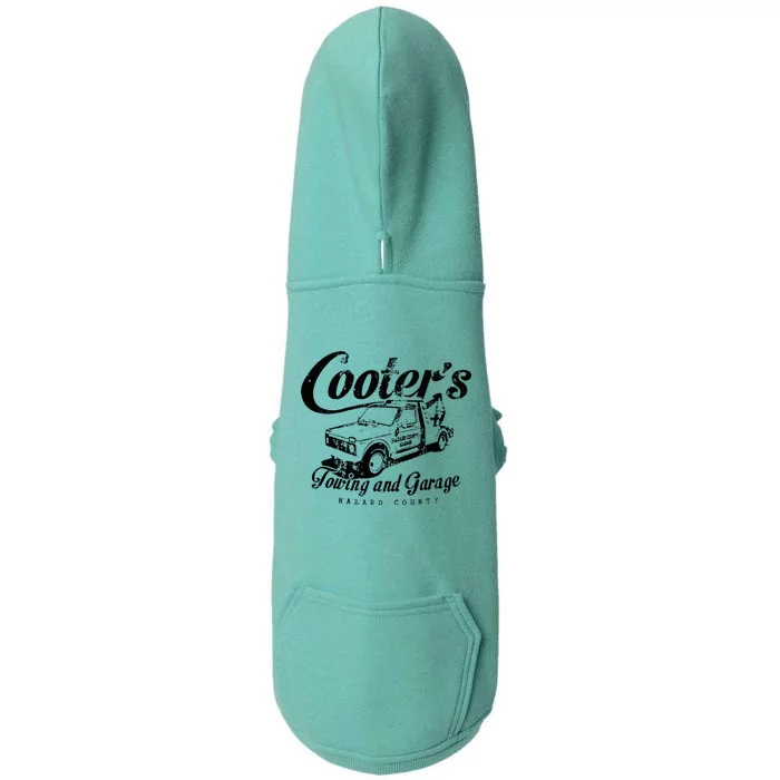 Cooters Towing & Repair Garage Doggie 3-End Fleece Hoodie