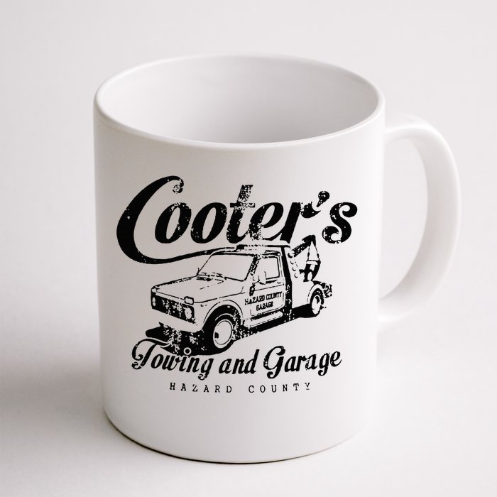 Cooters Towing & Repair Garage Front & Back Coffee Mug