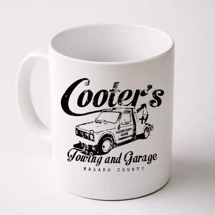 Cooters Towing & Repair Garage Front & Back Coffee Mug