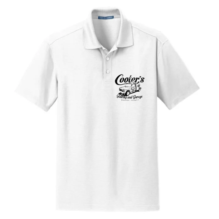 Cooters Towing & Repair Garage Dry Zone Grid Performance Polo