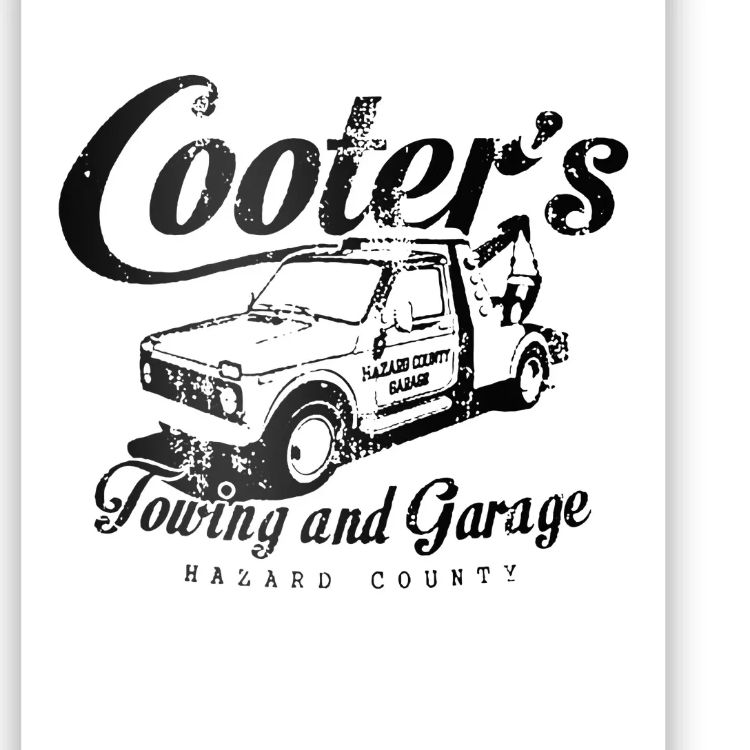 Cooters Towing & Repair Garage Poster