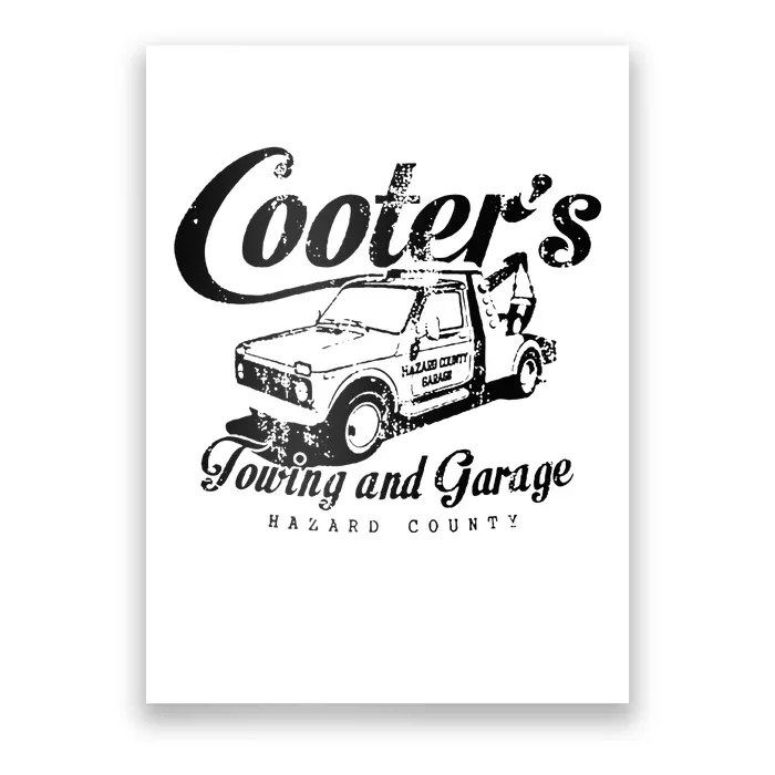 Cooters Towing & Repair Garage Poster