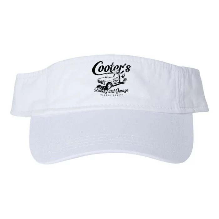 Cooters Towing & Repair Garage Valucap Bio-Washed Visor