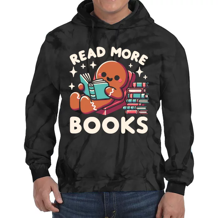 Christmas Teacher Read More Books Funny Wo Tie Dye Hoodie