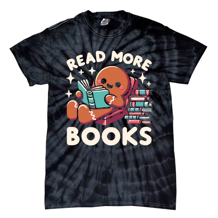 Christmas Teacher Read More Books Funny Wo Tie-Dye T-Shirt