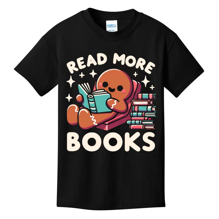 Christmas Teacher Read More Books Funny Wo Kids T-Shirt