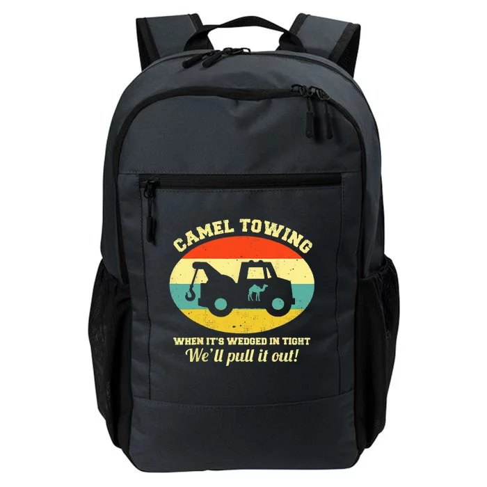 Camel Towing Retro Adult Humor Saying Funny Halloween Daily Commute Backpack