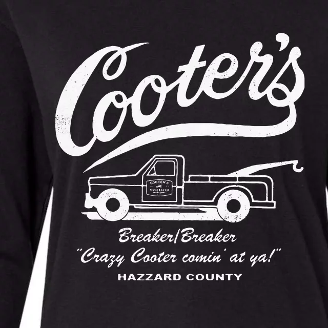 CooterS Towing & Repairs Garage Womens Cotton Relaxed Long Sleeve T-Shirt