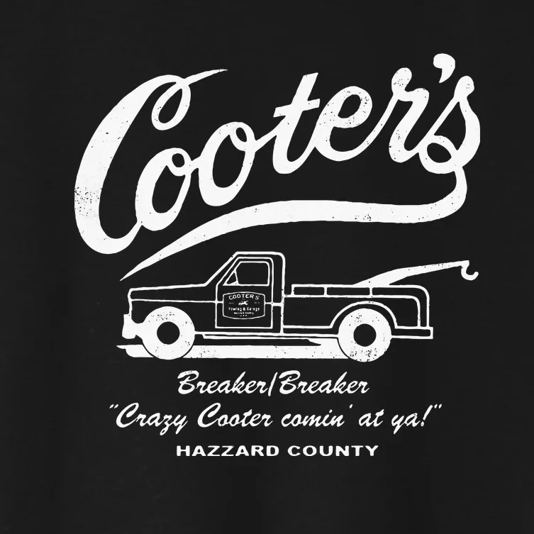 CooterS Towing & Repairs Garage Women's Crop Top Tee