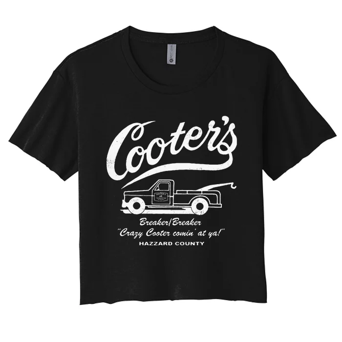 CooterS Towing & Repairs Garage Women's Crop Top Tee