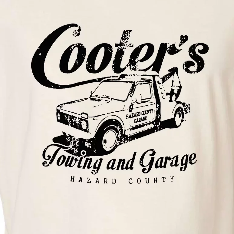 CooterS Towing & Repair Garage Garment-Dyed Women's Muscle Tee